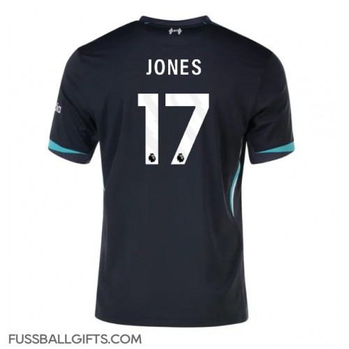 Liverpool Curtis Jones #17 Fußballbekleidung Auswärtstrikot 2024-25 Kurzarm